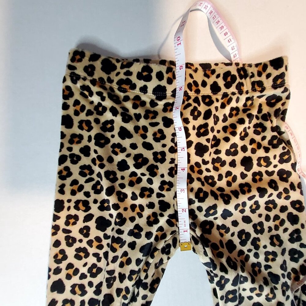 Cat And Jack Leopard Print Long Sleeve Stretchy Pajama Set For Women Size 8 - Picture 4 of 13